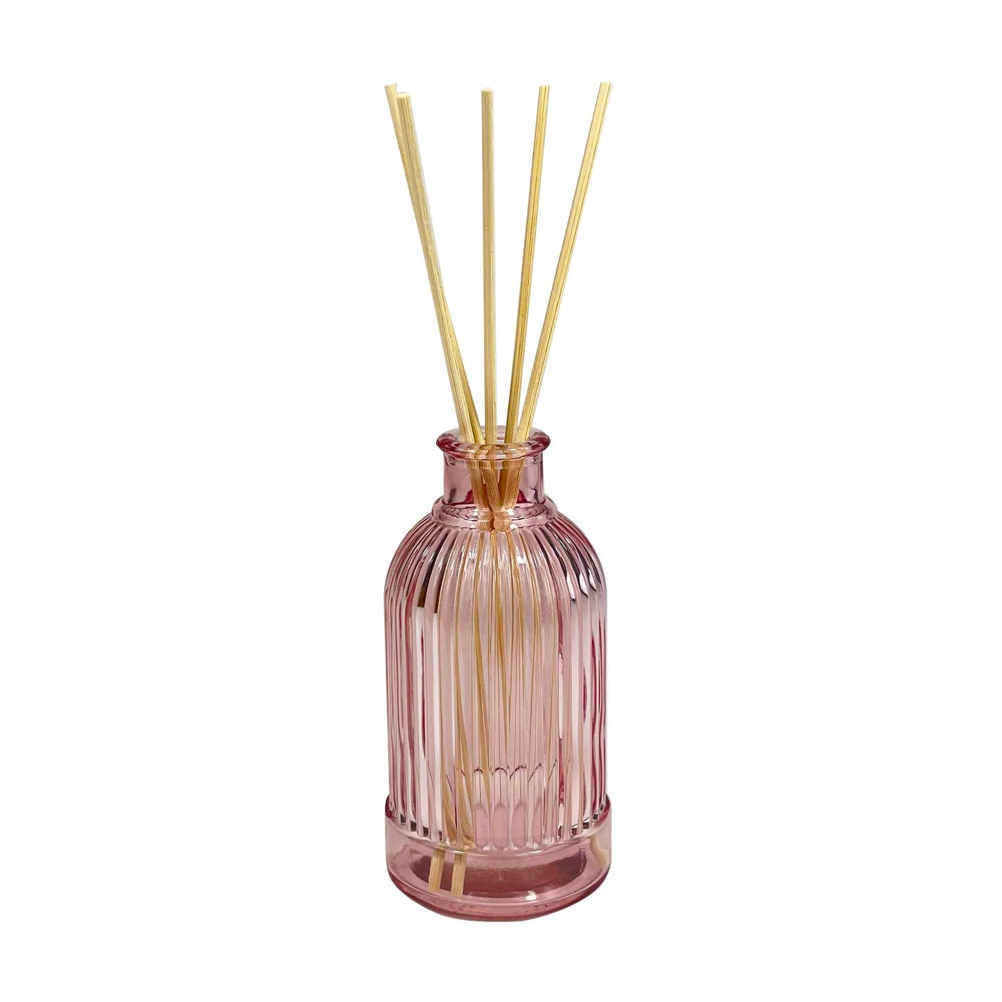 Pink Cottage Garden Glass Bottle Bud Vase / Diffuser