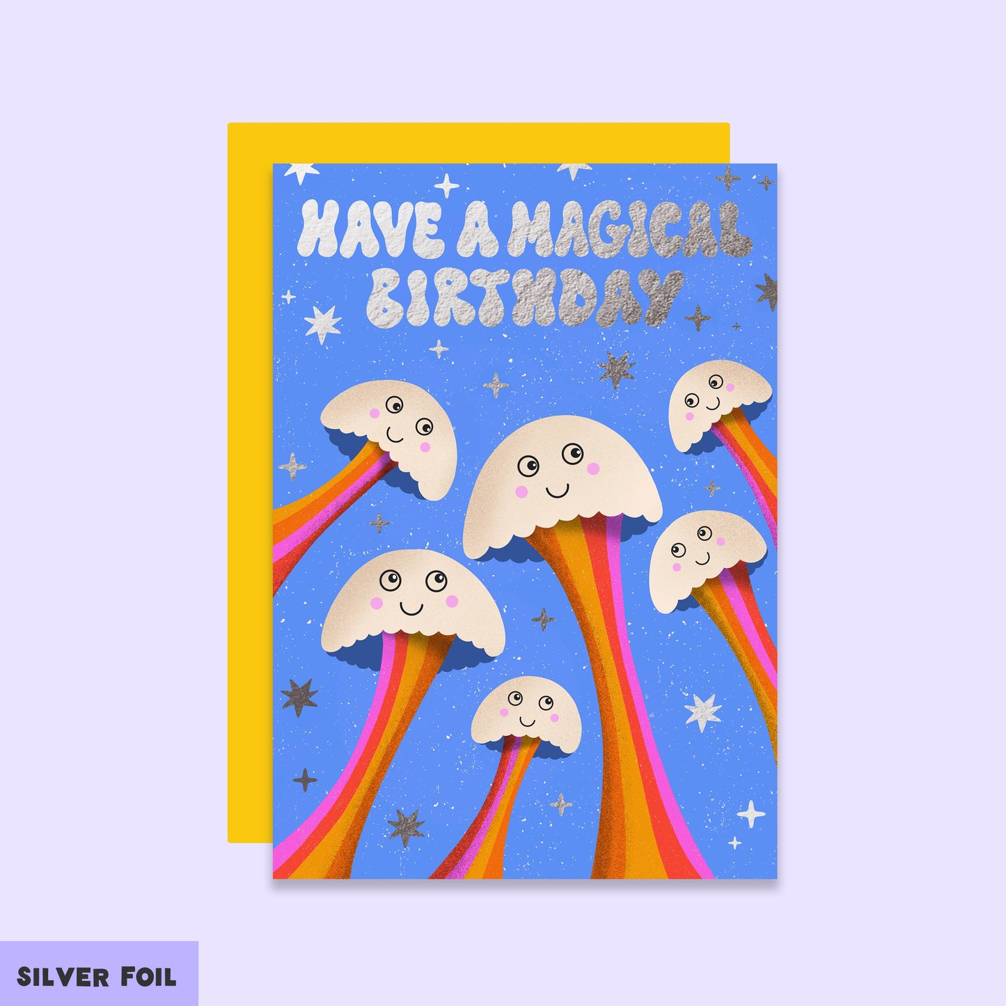 Have A Magical Birthday Mushrooms Card