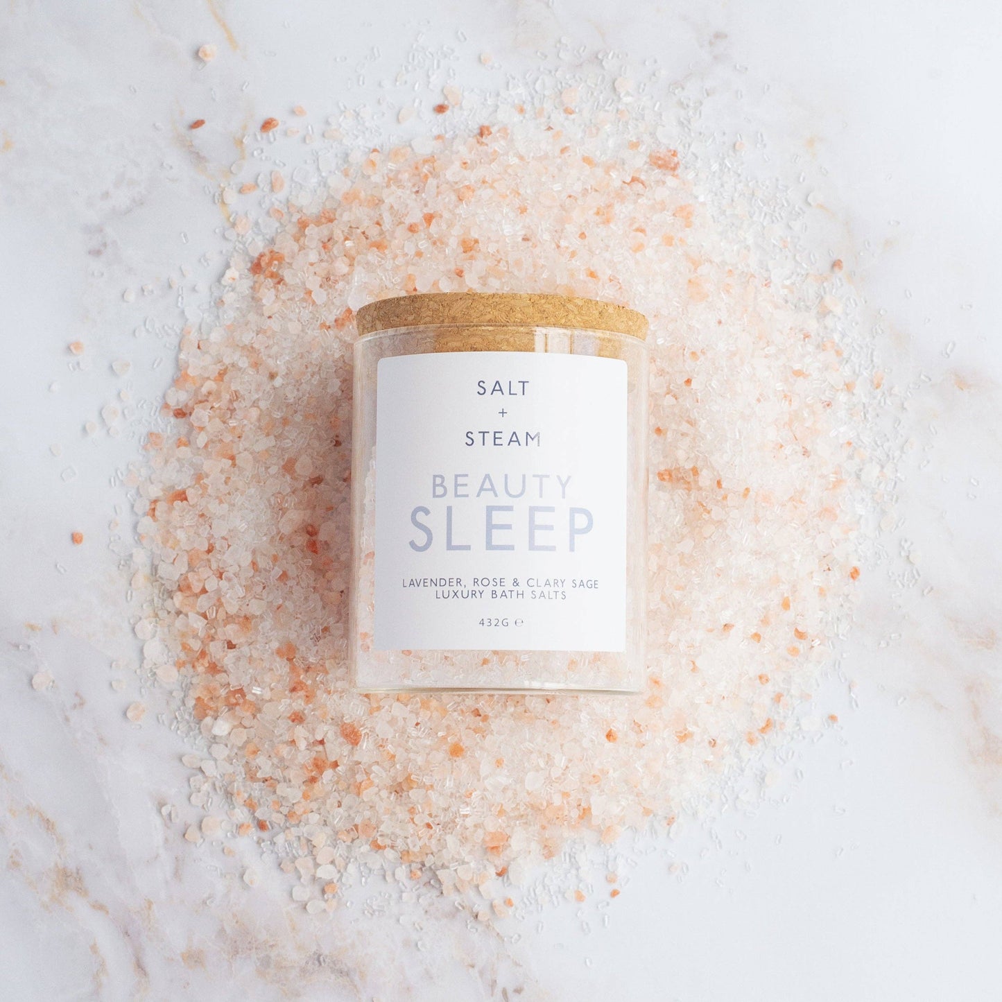 Beauty Sleep - Lavender & Rose Bath Salts 432g Jar