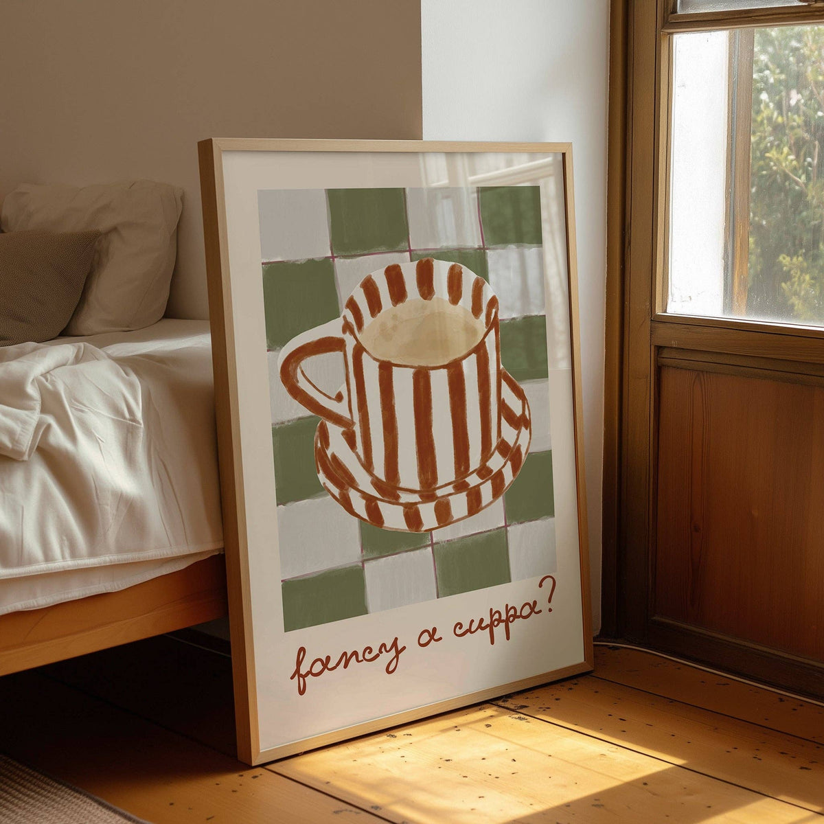 Fancy a Cuppa Print: A4