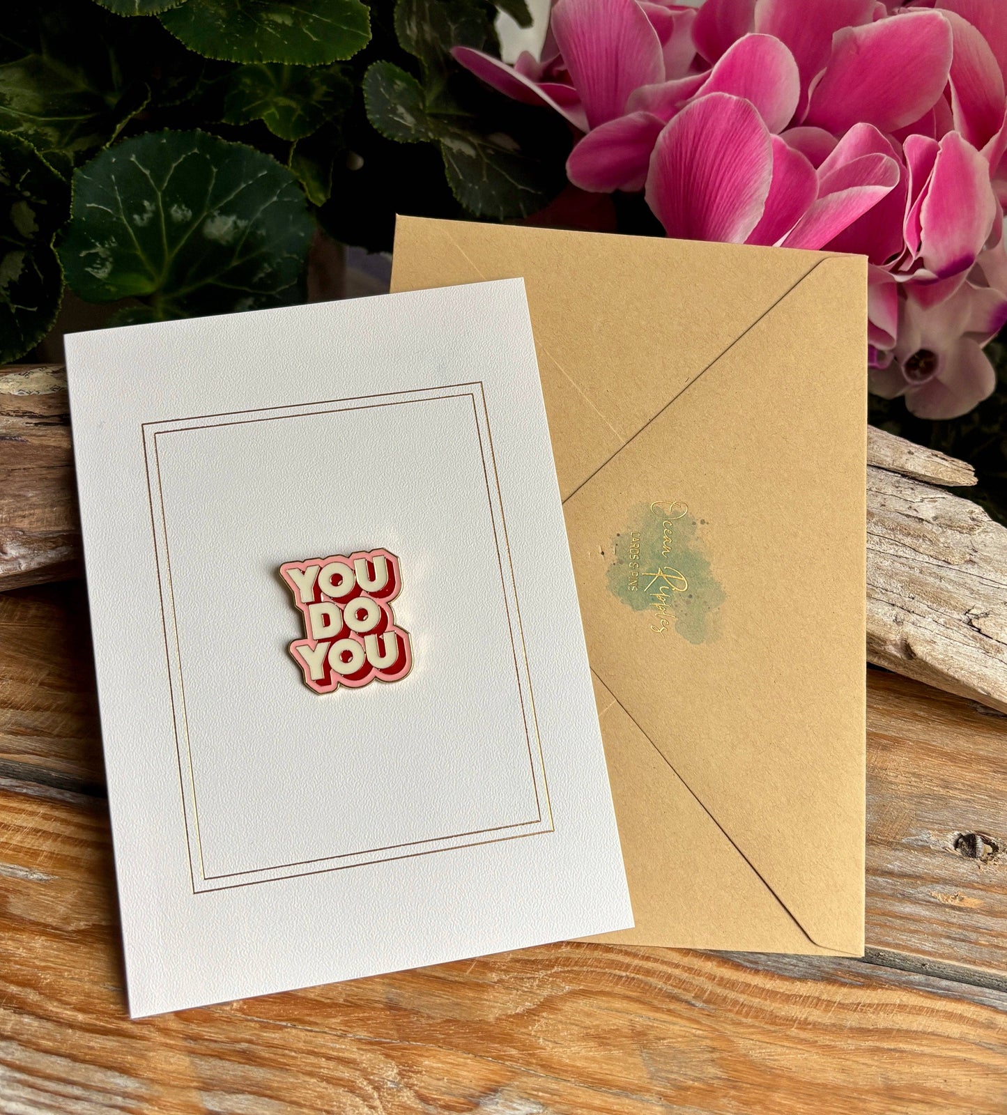You Do You Pin Badge Card