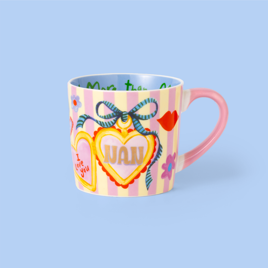 Nan Heart Charm Mug - Eleanor Bowmer