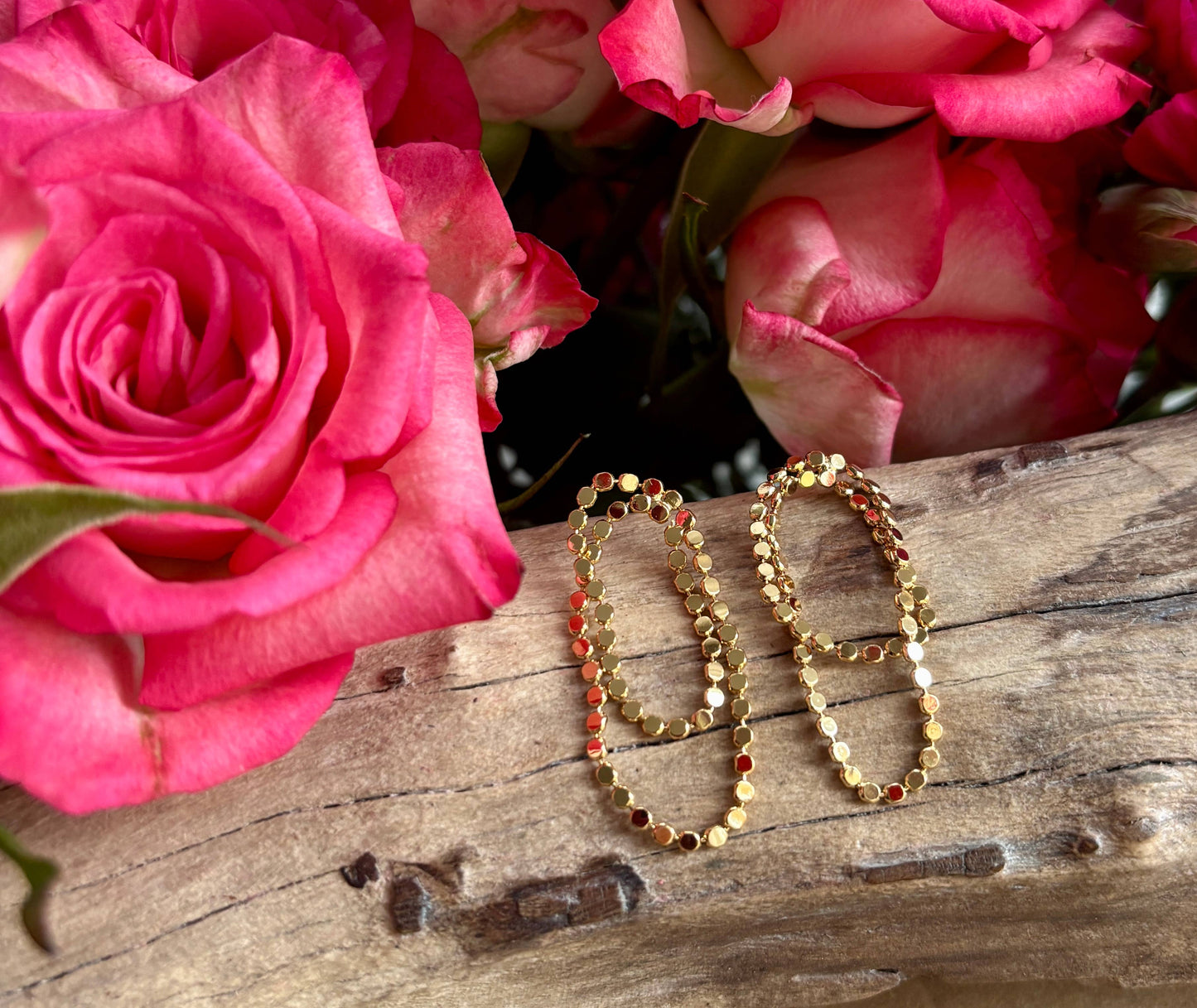 14ct Gold Plated Chain Earrings OR9