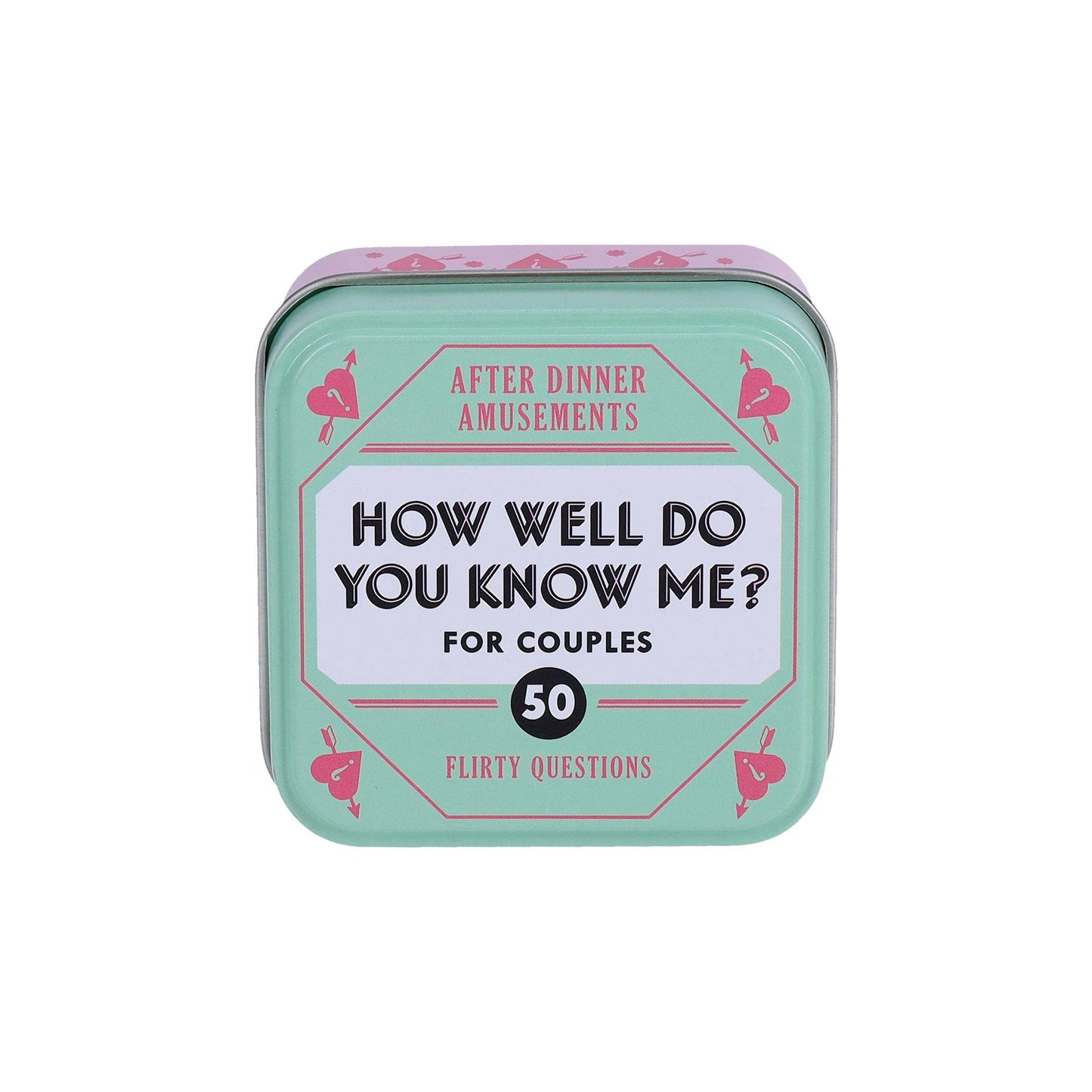 After Dinner Amusements: How Well Do You Know Me? For Couples - 50 Flirty Questions Game