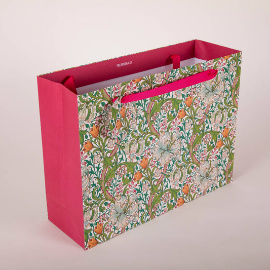 William Morris Golden Lily Fushia Gift Bag