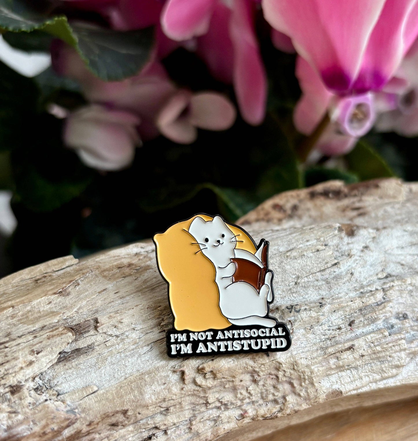I'm Not Antisocial... Pin Badge Card