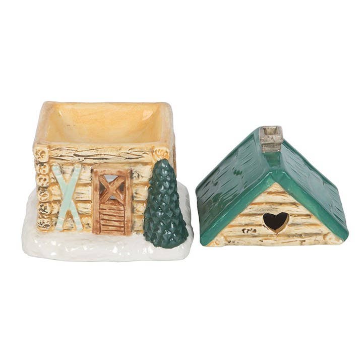 Winter Cabin Ski Chalet Oil Burner