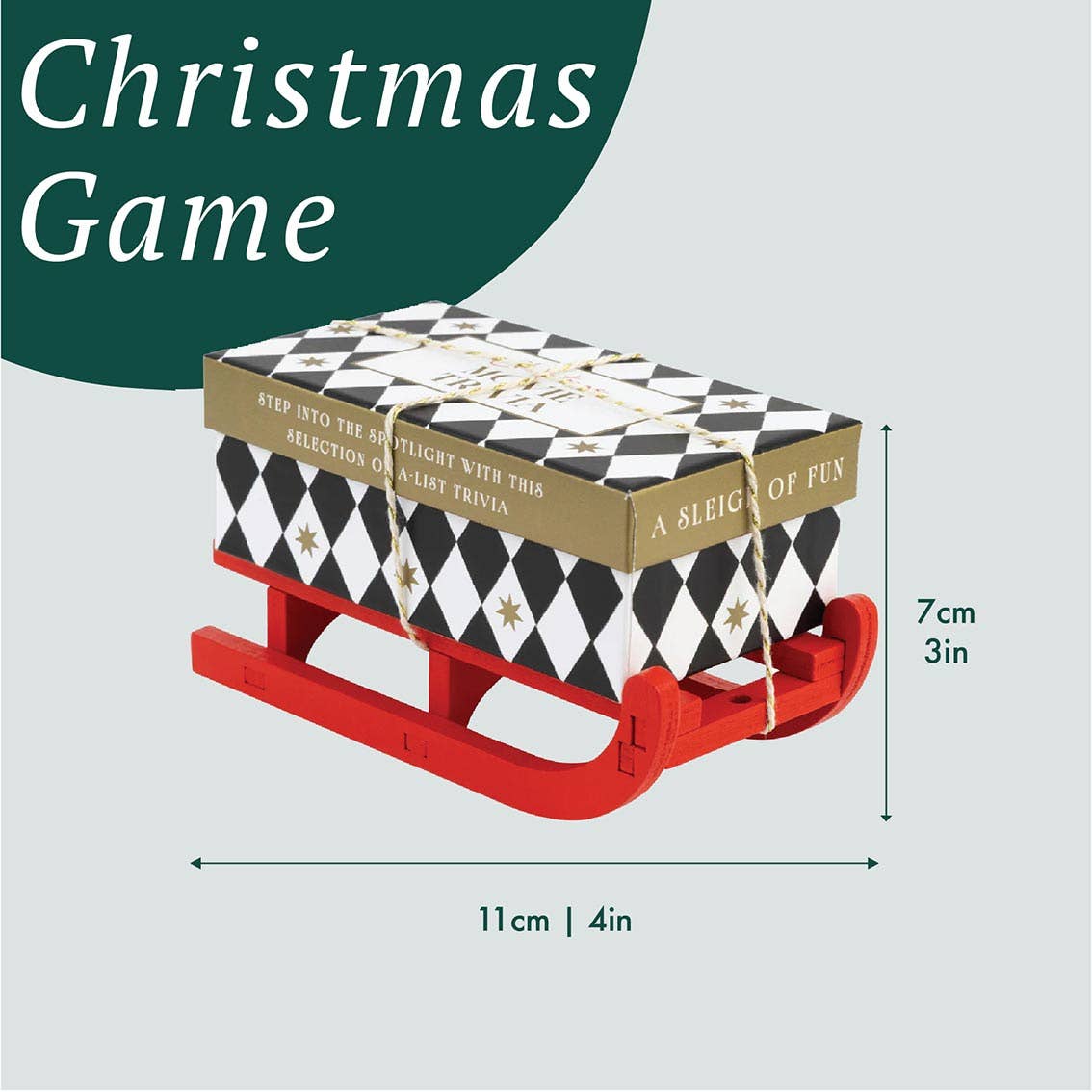 Movie Trivia Christmas Mini Sleigh