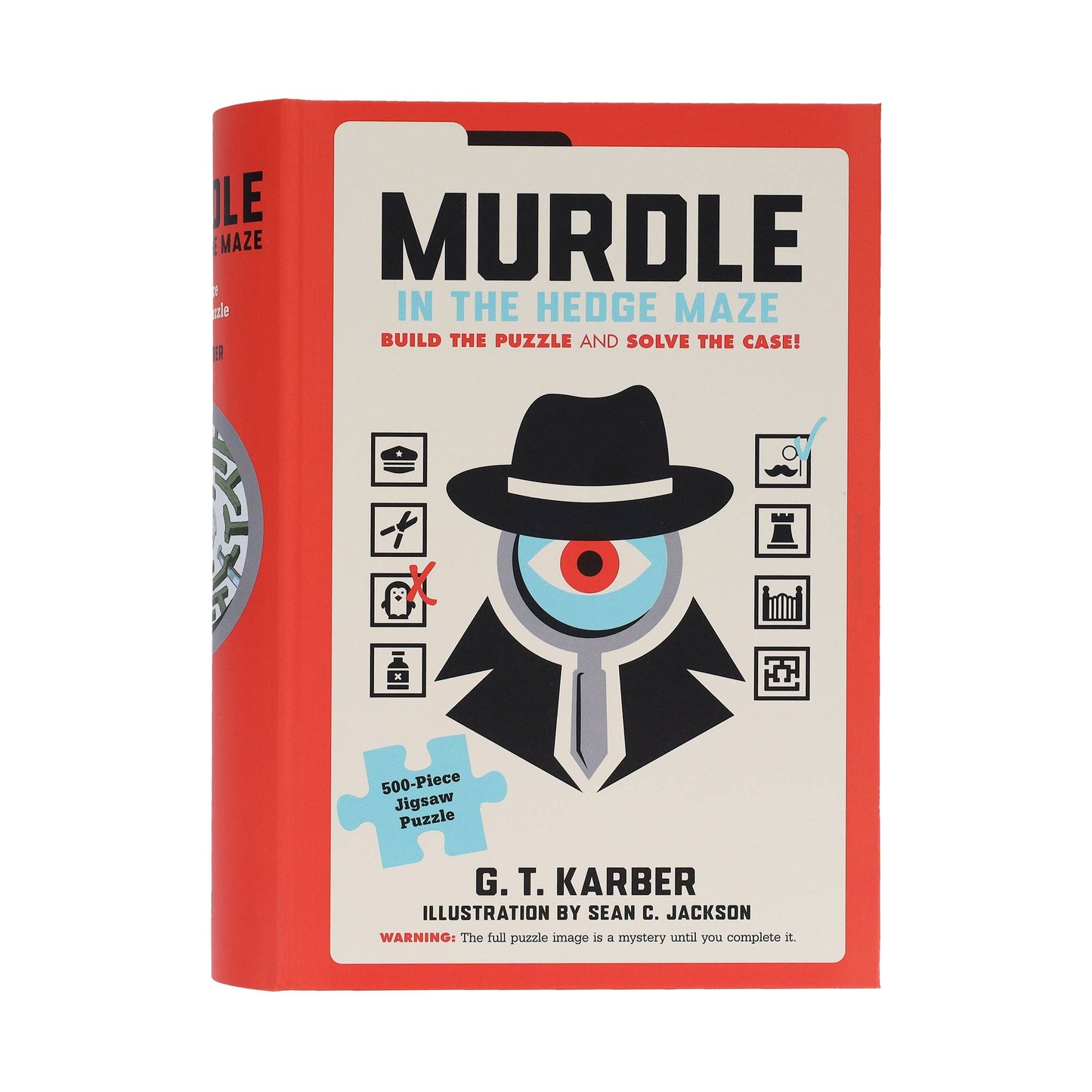Murdle in the Hedge Maze 500-Piece Jigsaw Puzzle