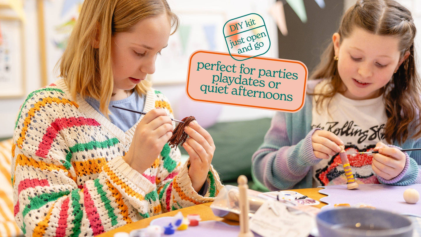 Create Your Own Fairy Wooden Peg Doll Kit