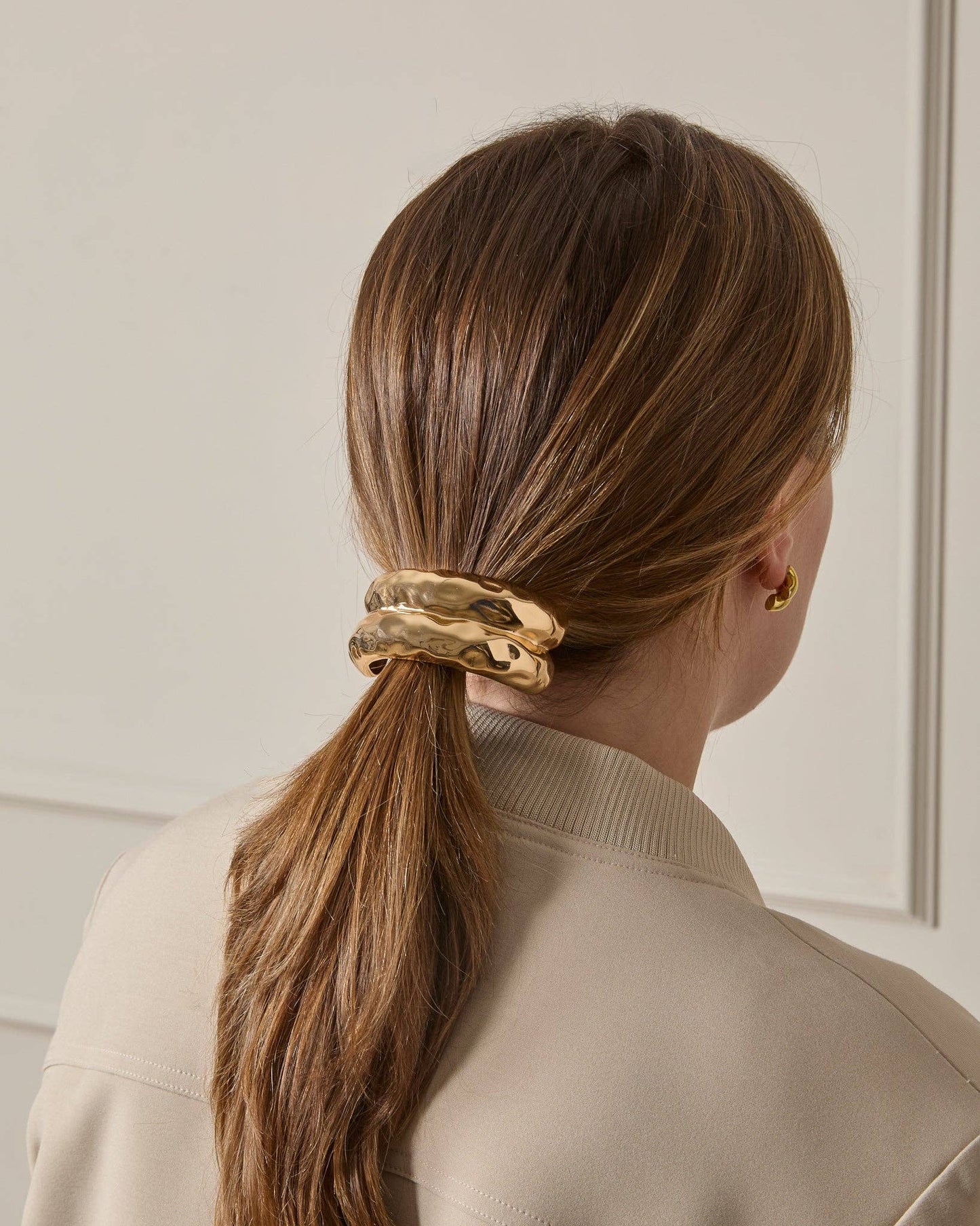 Oxford Hair Tie: Gold