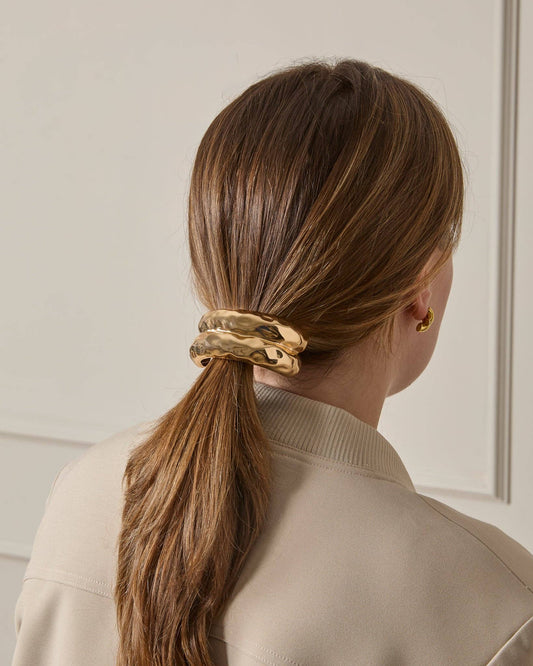 Oxford Hair Tie: Gold