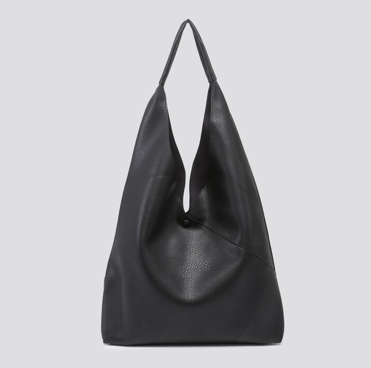 Faux Leather Slouchy Bag in a Bag