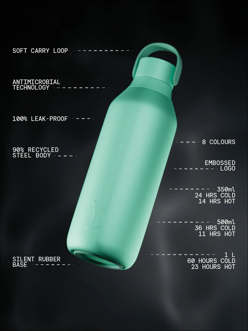 Chillys S3 Opal Green 350ml Water Bottle
