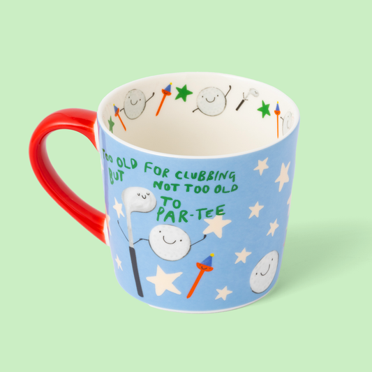 Too Old For Clubbing Mug - Eleanor Bowmer