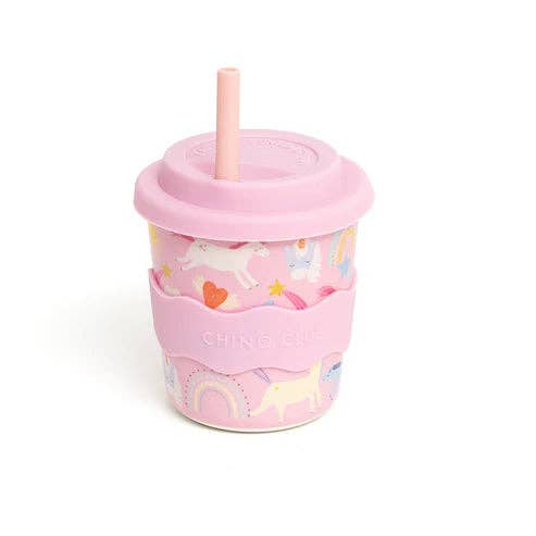 Unicorn Babychino Cup 4oz (Straws Sold Separately)