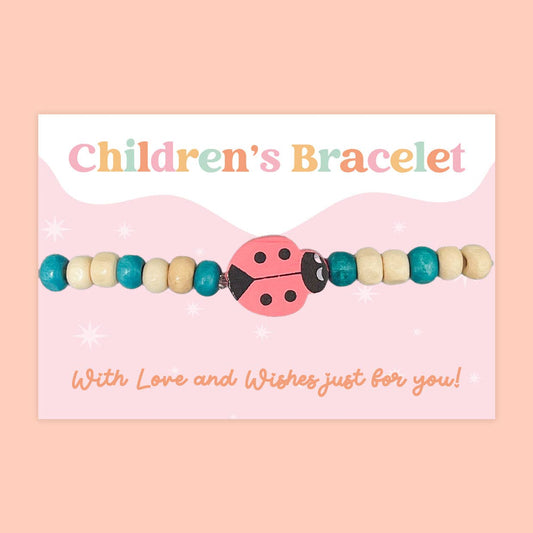 Ladybird - Children's Beaded Bracelet CB001