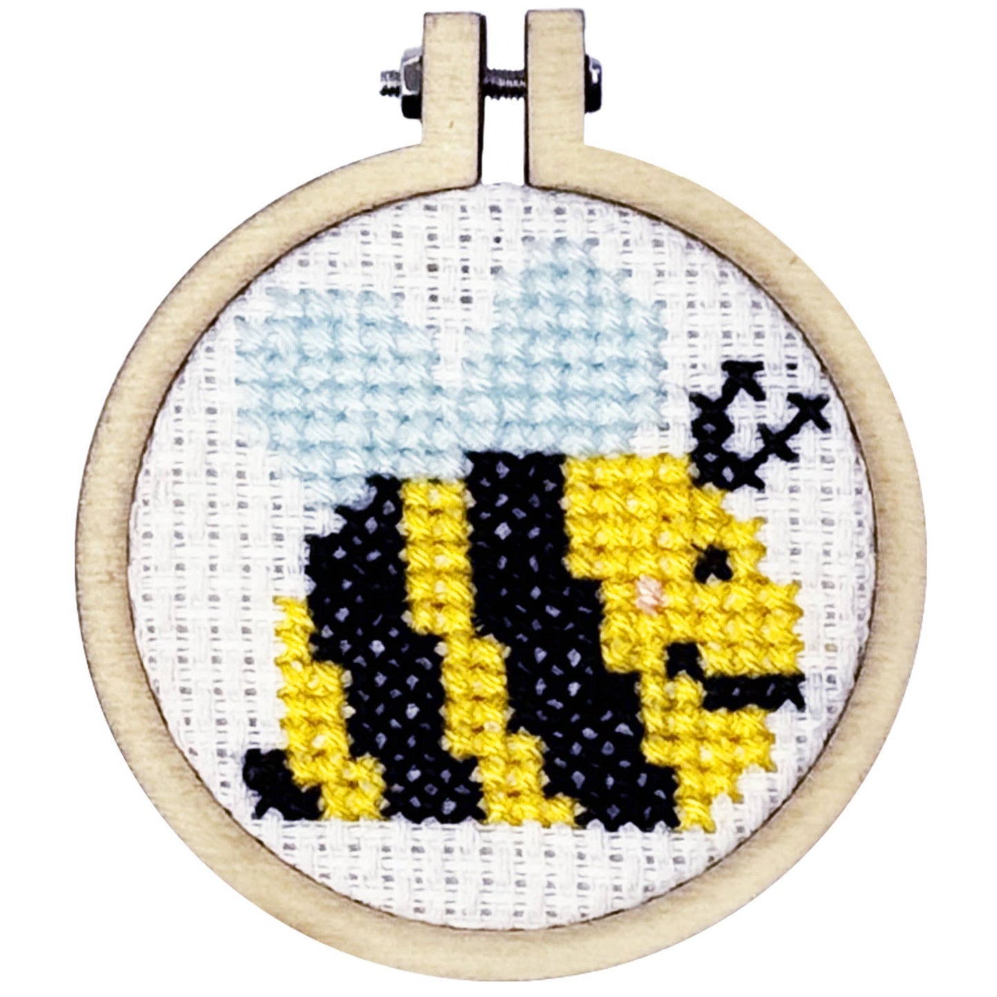 Bee Happy! Mini Matchbox Cross Stitch Kit