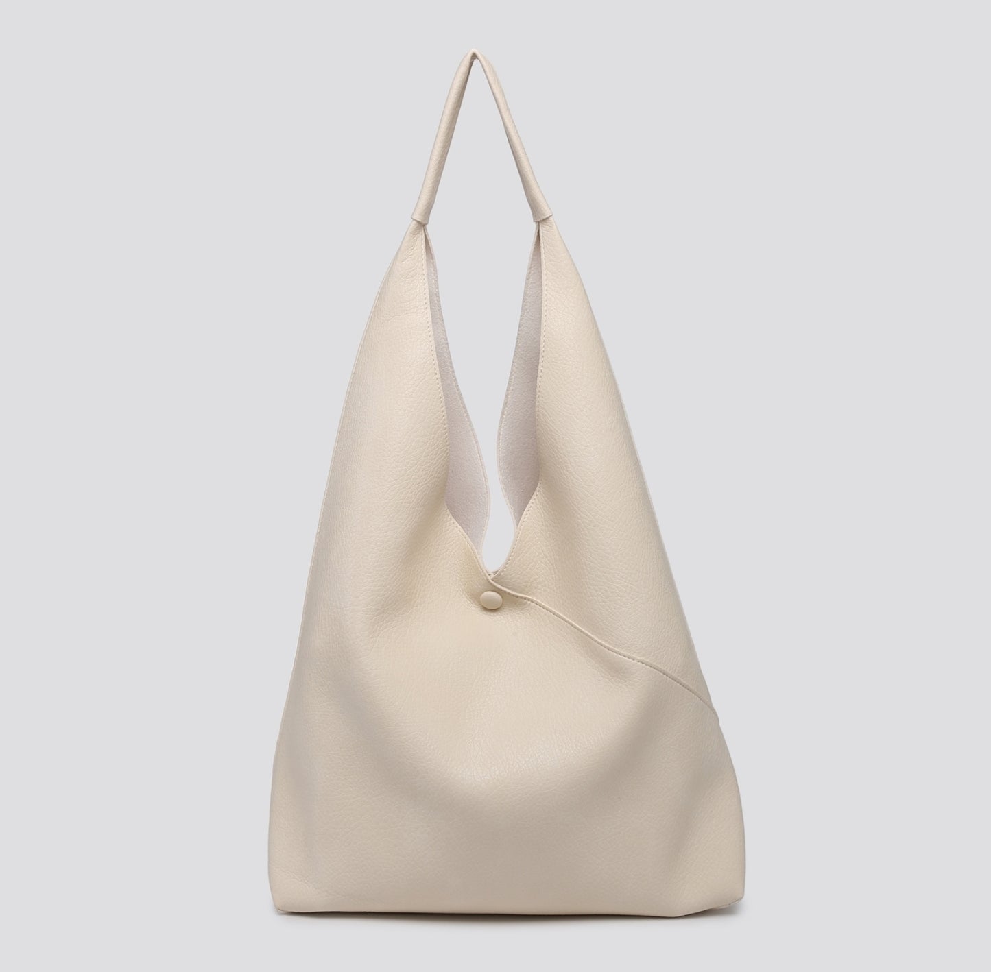 Faux Leather Slouchy Bag in a Bag