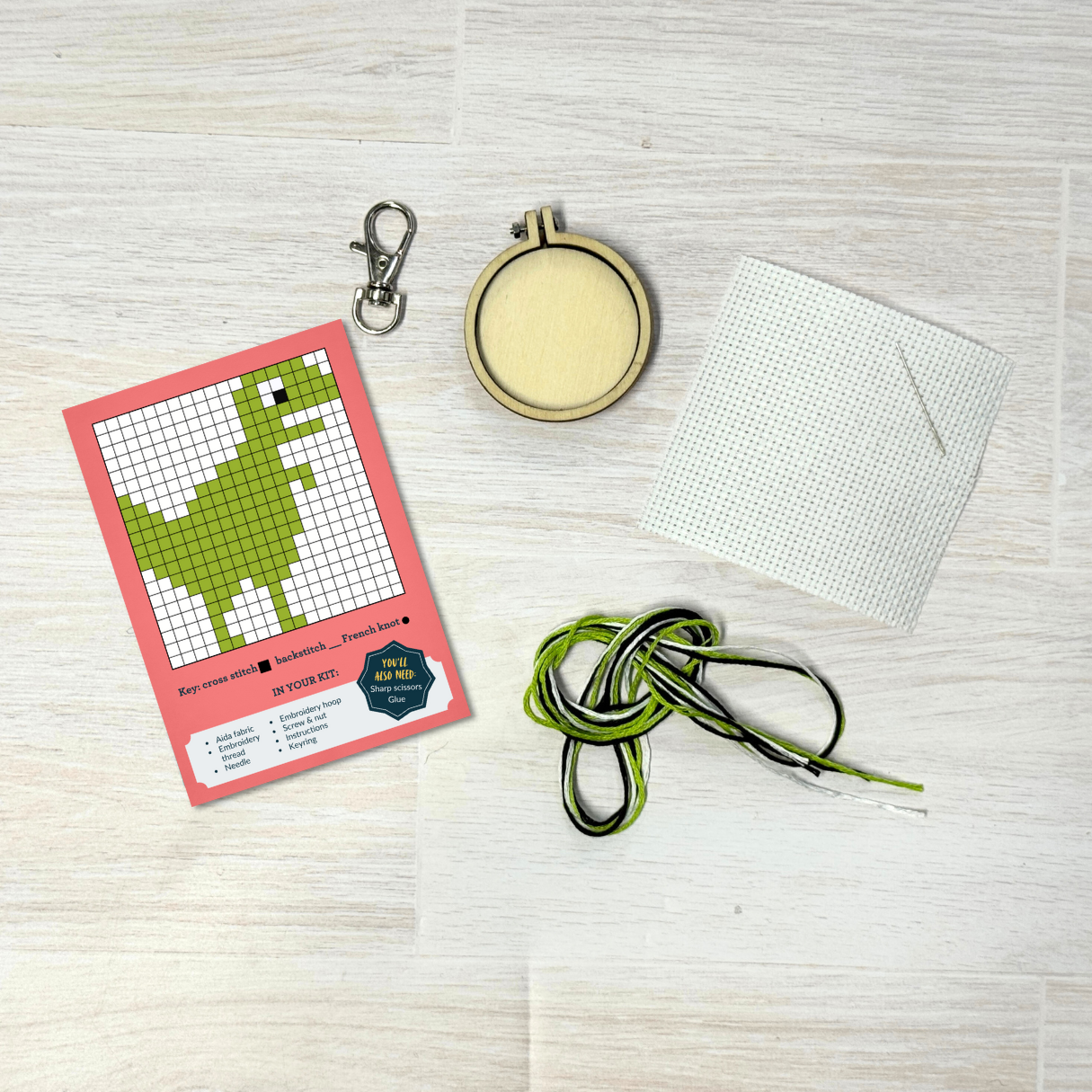 You're Roar-some! Mini Matchbox Cross Stitch Kit
