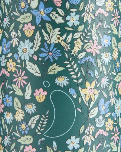 Chilly’s Water Bottle 500ml - Series 2 Liberty Summer Sprigs Pine Green
