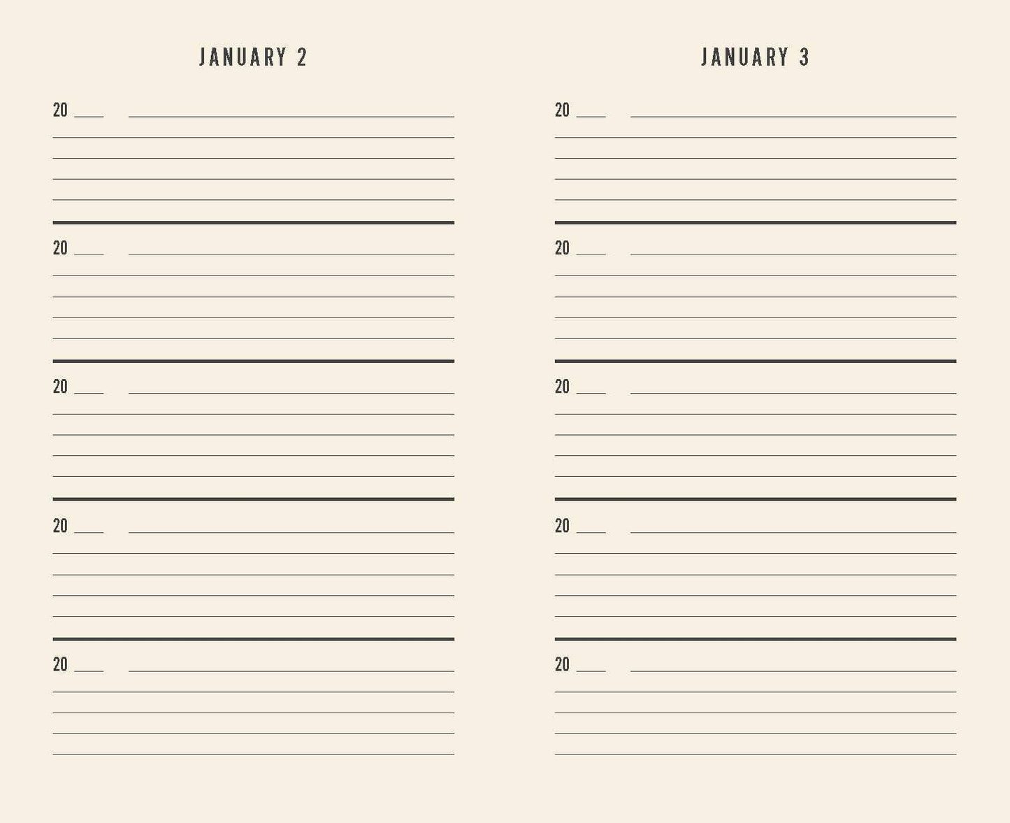 Canvas One Line a Day - A Five-Year Memory Journal