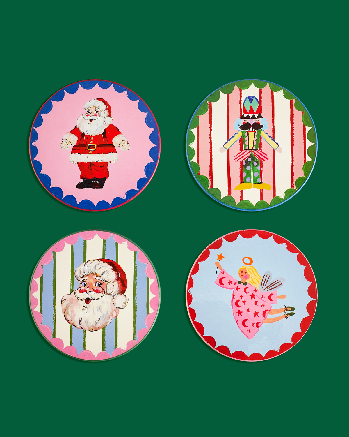 Christmas Merry Icons Coasters - Set Of 4
