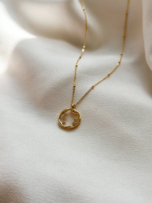 18k Gold Plated Celestial Necklace - EG2