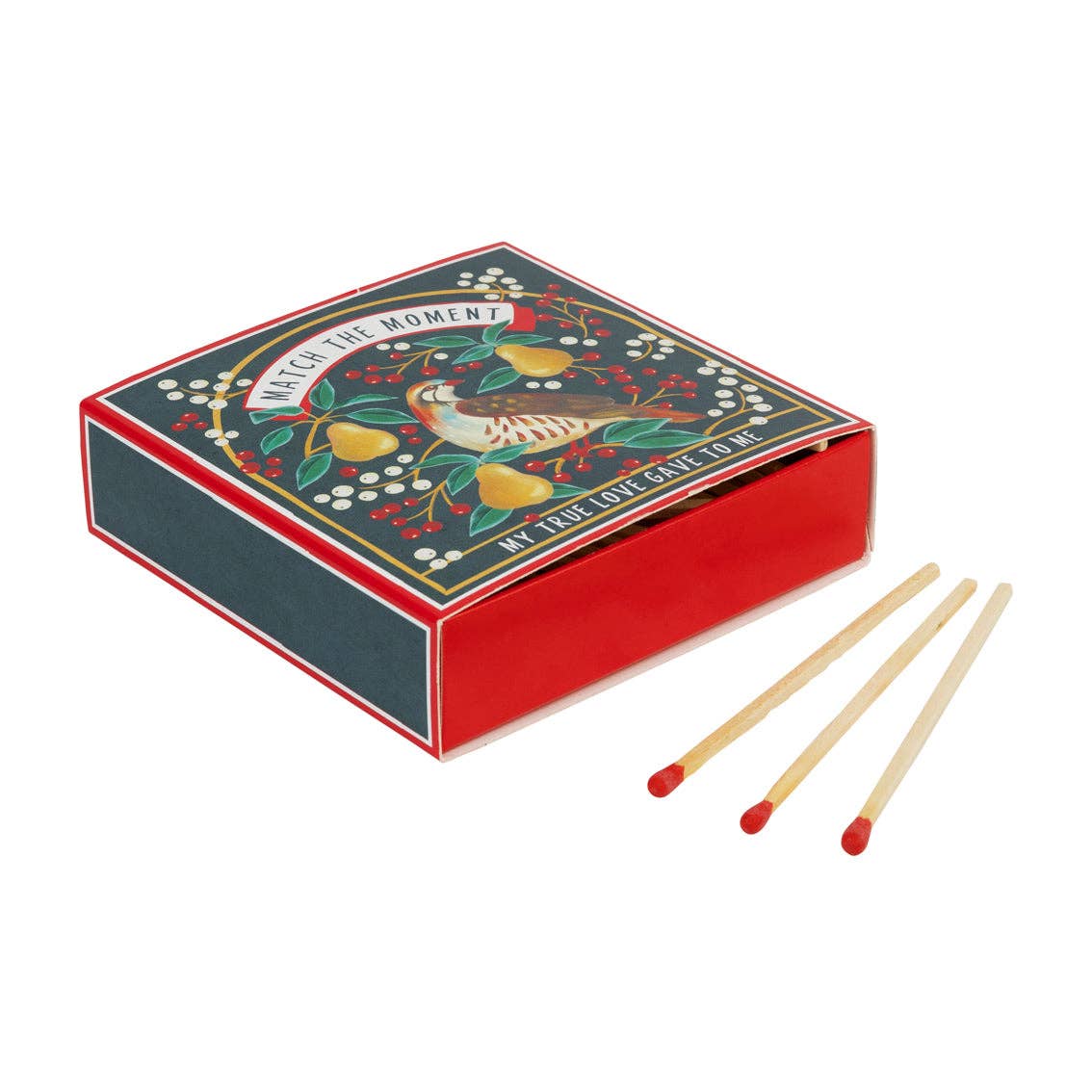 Partridge & Pear Christmas Matches - 120 Matches