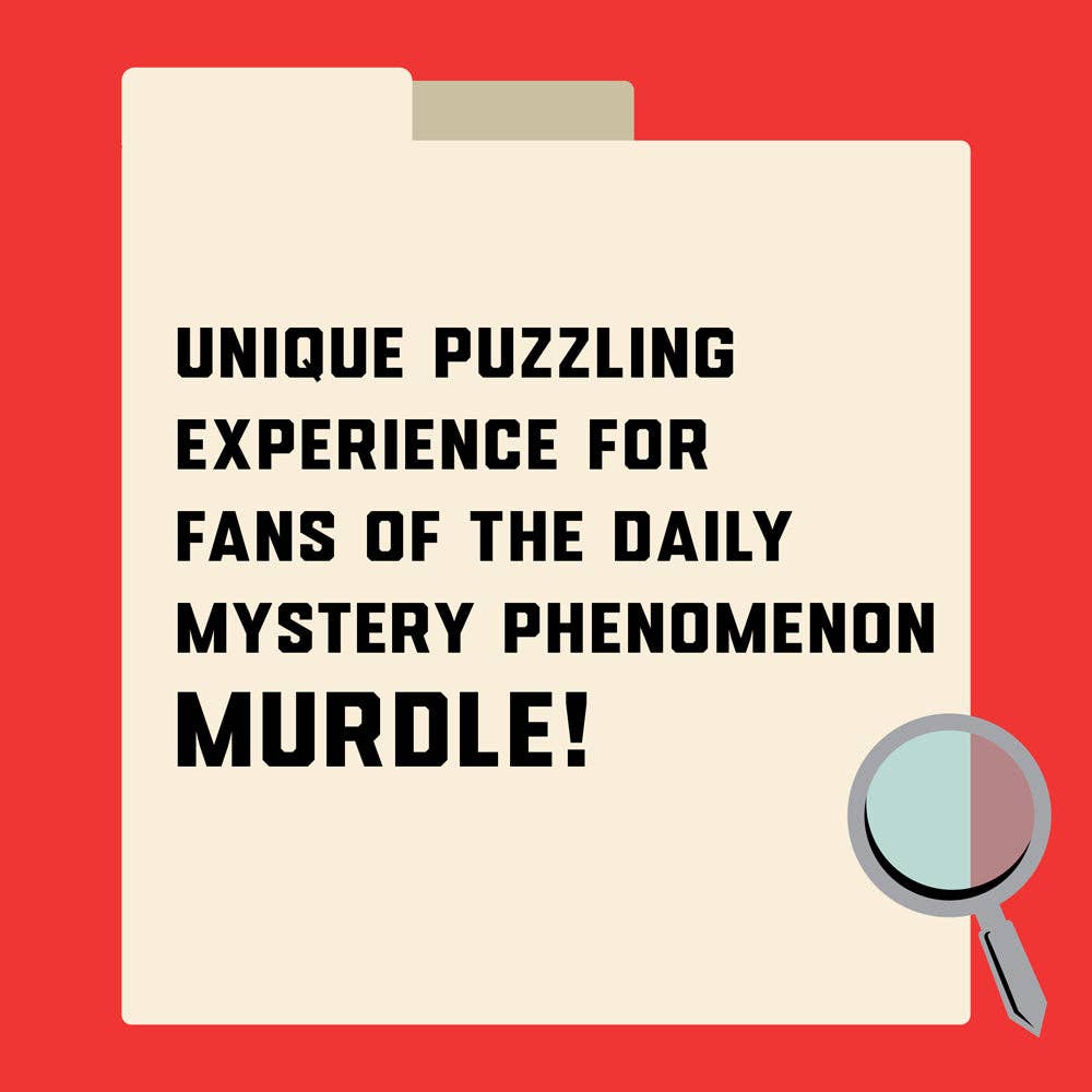 Murdle in the Mystery Mansion 500-Piece Jigsaw Puzzle (Jigsaw Products)