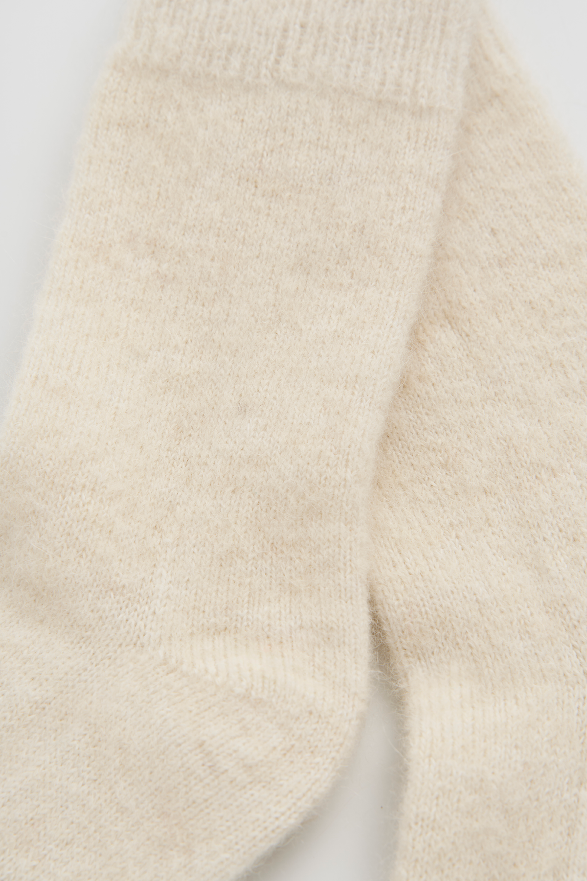 Clotted Cream Ultra Soft Alpaca Bed Socks - UK 4-7