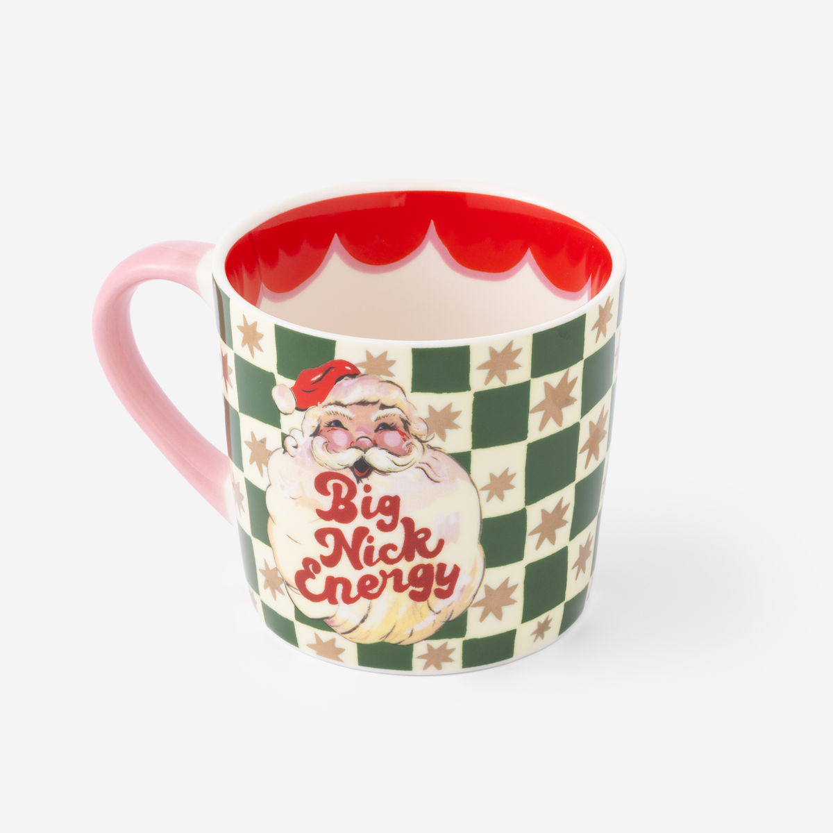 Big Nick Energy Checkerboard Mug