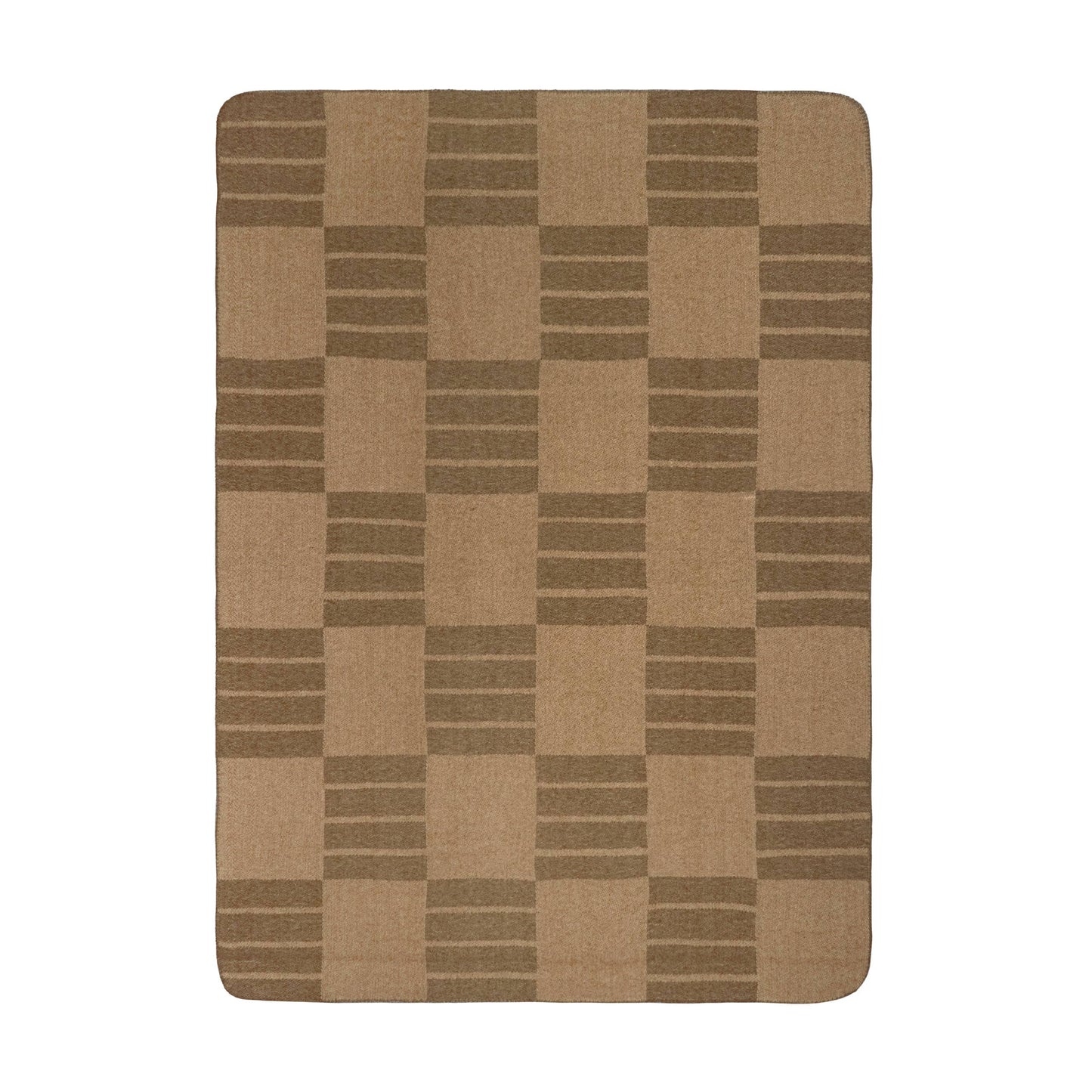 Harlech Woven Reversible Brown Throw 130 x 180cm