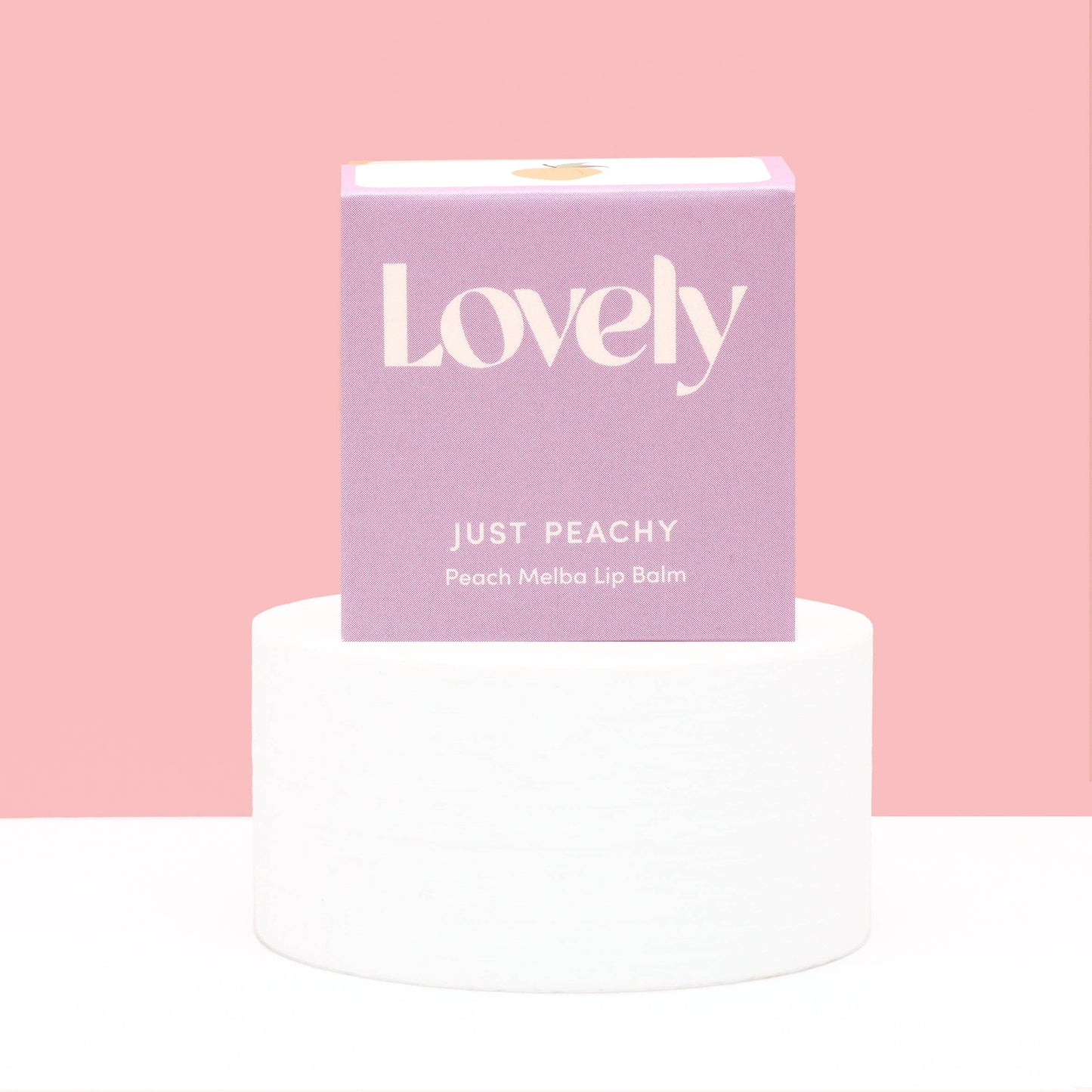 Lip Balm - Just Peachy - Peach Melba
