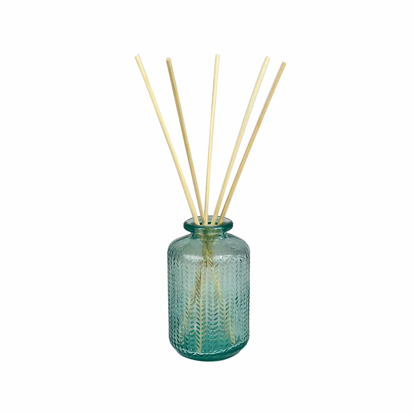 Glass Bottle - Herb Garden - Green/Blue