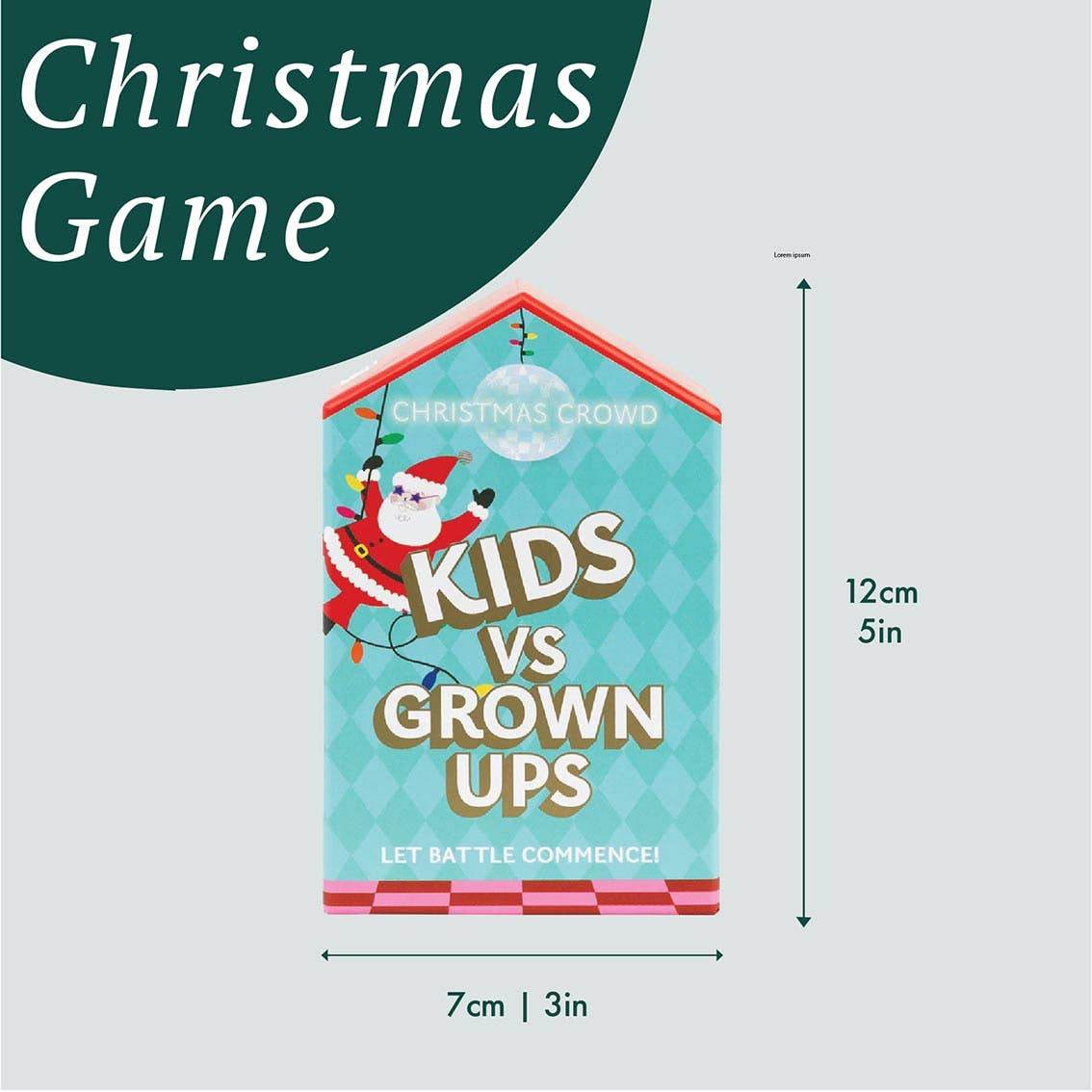 Santa Kids vs Grown Ups Family Game