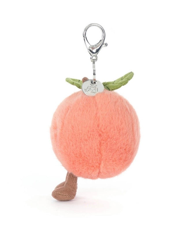 Jellycat Amuseables Peach Bag Charm