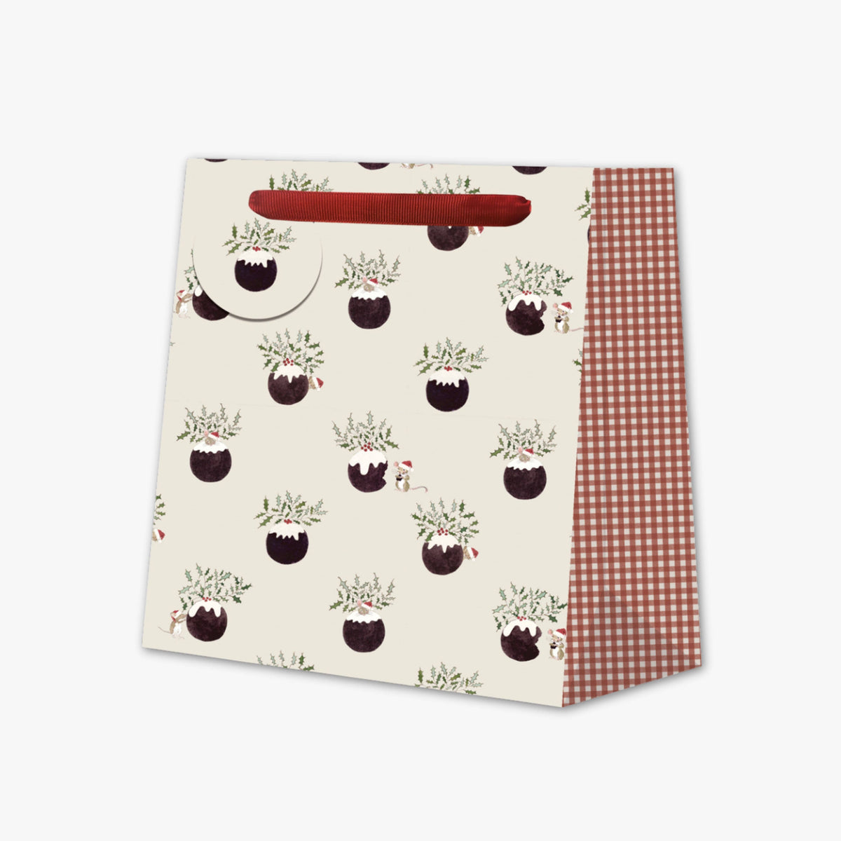 Sophie Allport Festive Puddings Medium Gift Bag