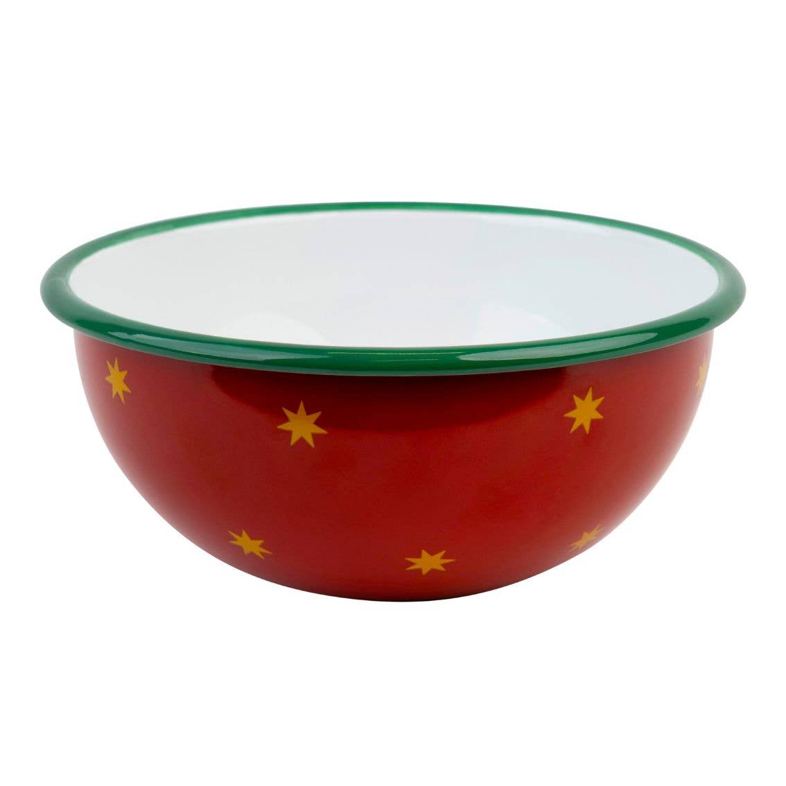 Nutcracker Red Enamel Christmas Bowl - 16cm