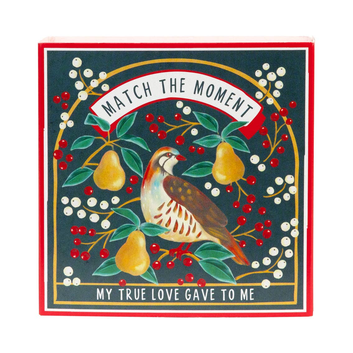 Partridge & Pear Christmas Matches - 120 Matches