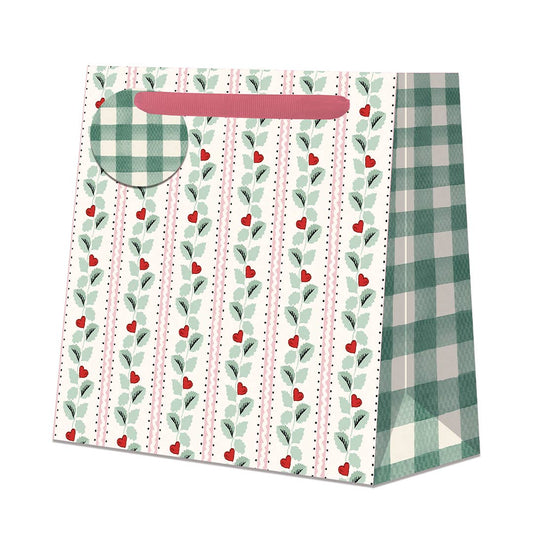 Cath Kidston Hearts Medium Square Gift Bag