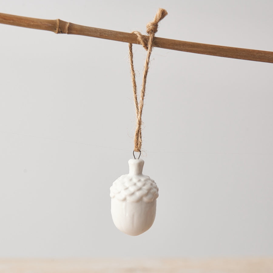 Ceramic Acorn Hanging Decoration