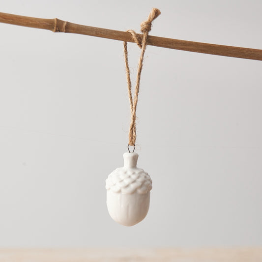 Ceramic Acorn Hanging Decoration