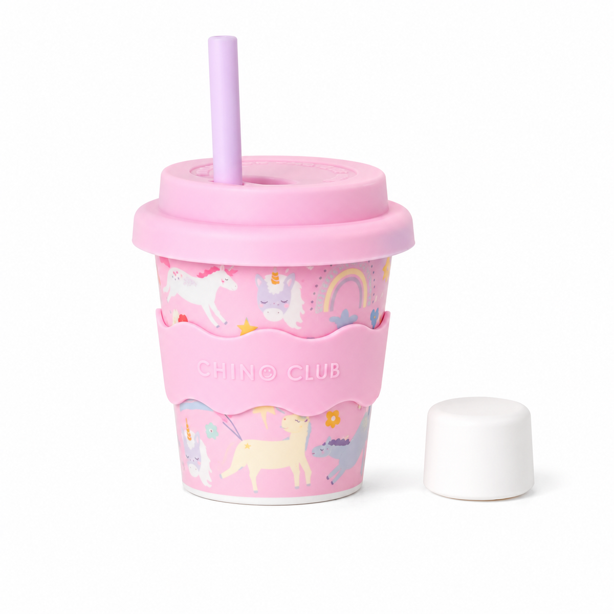 Unicorn Babychino Cup 4oz (Straws Sold Separately)