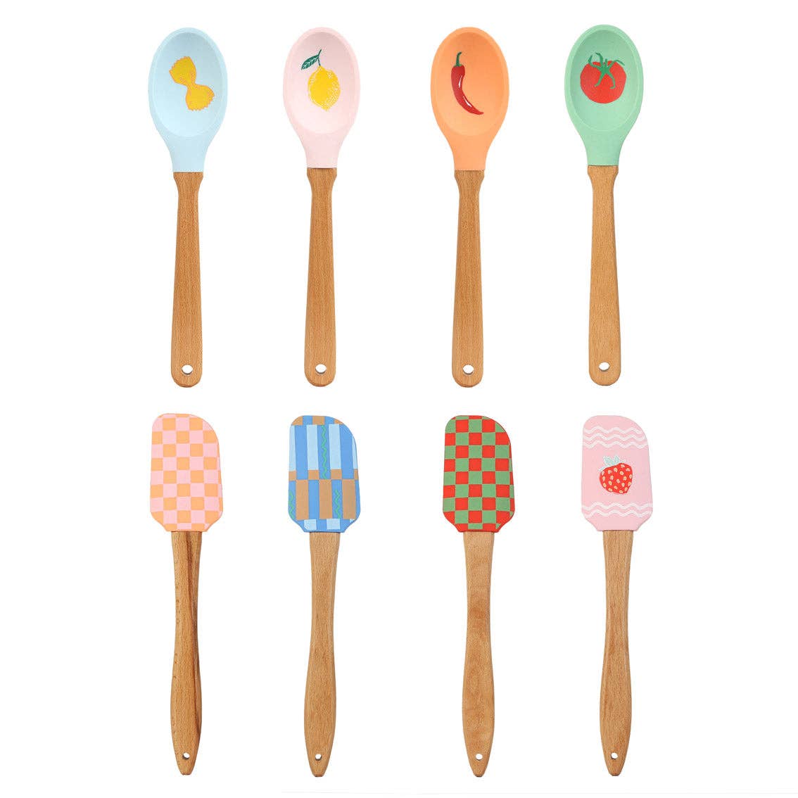 Food Icons Silicone Kitchen Utensils