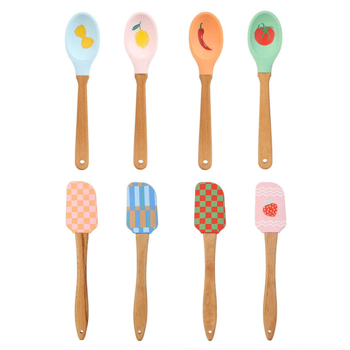 Food Icons Silicone Kitchen Utensils