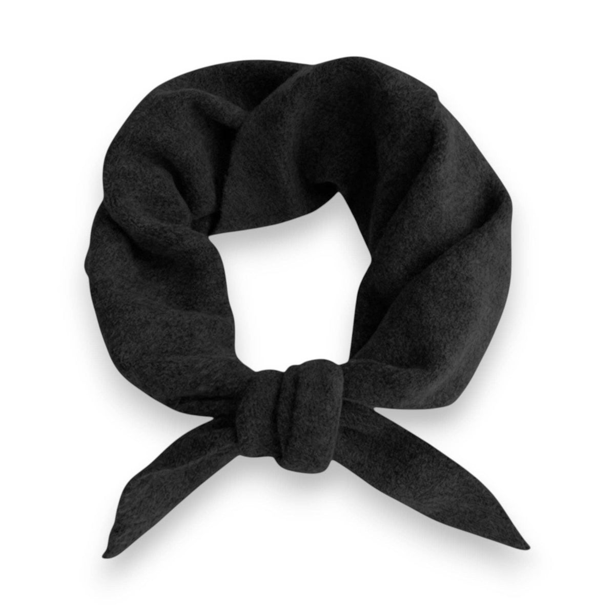 Plain Wool Blend Light Weight Triangle Neck Scarf: Burgundy