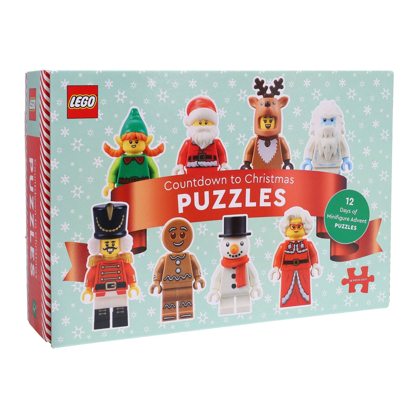 LEGO Countdown to Christmas Puzzles - 12 Days of Minifigure Advent Puzzles