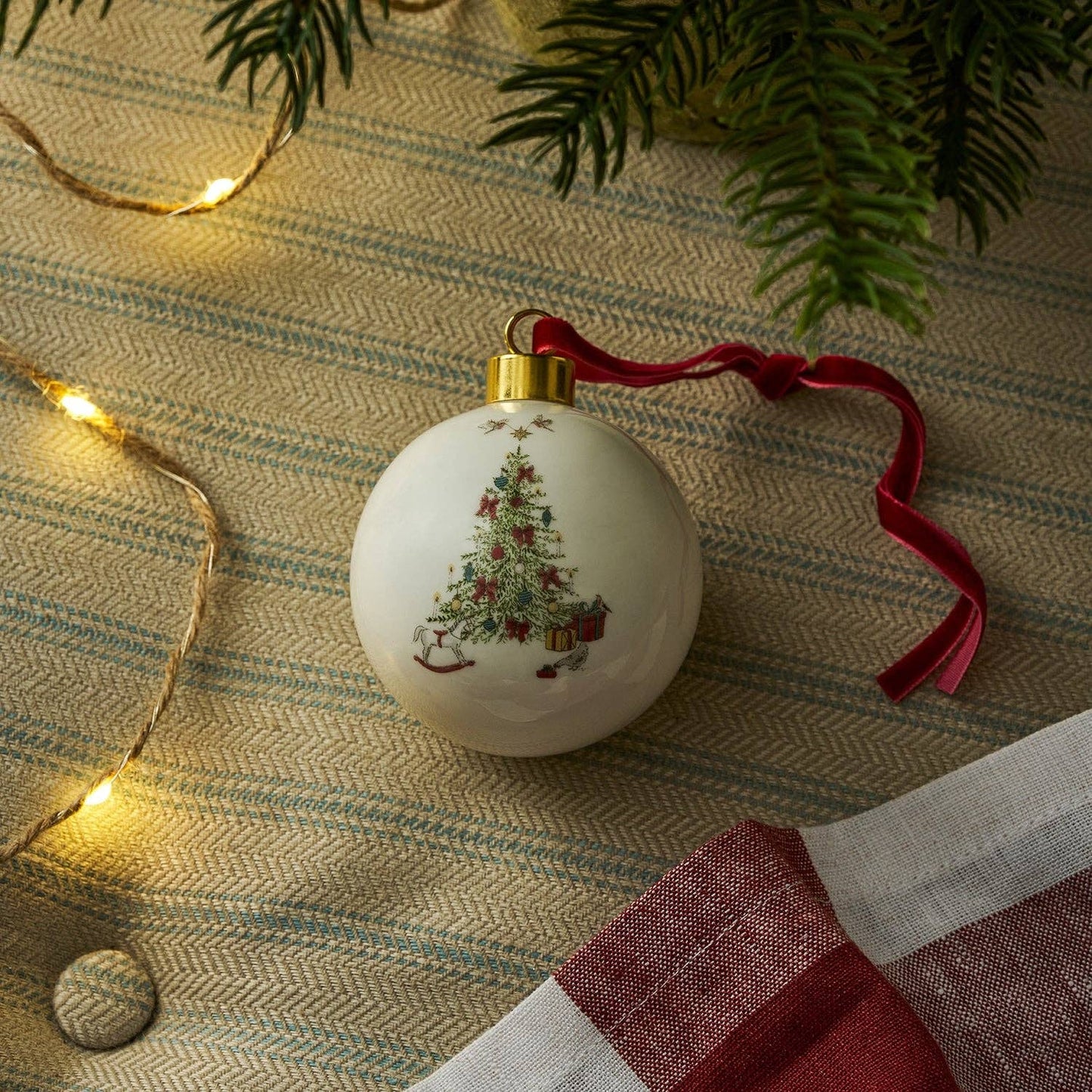 Christmas Tree China Bauble