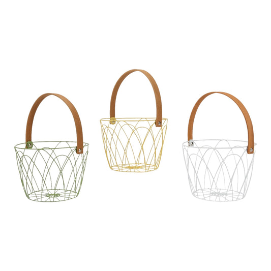 Wire Storage Basket - 3 colours